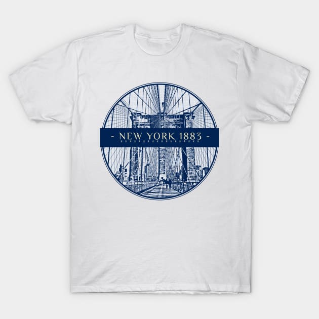 New York 1883 T-Shirt by DiscoverNow